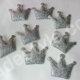 Патч корона глиттер. Размер 4 * 5 см.